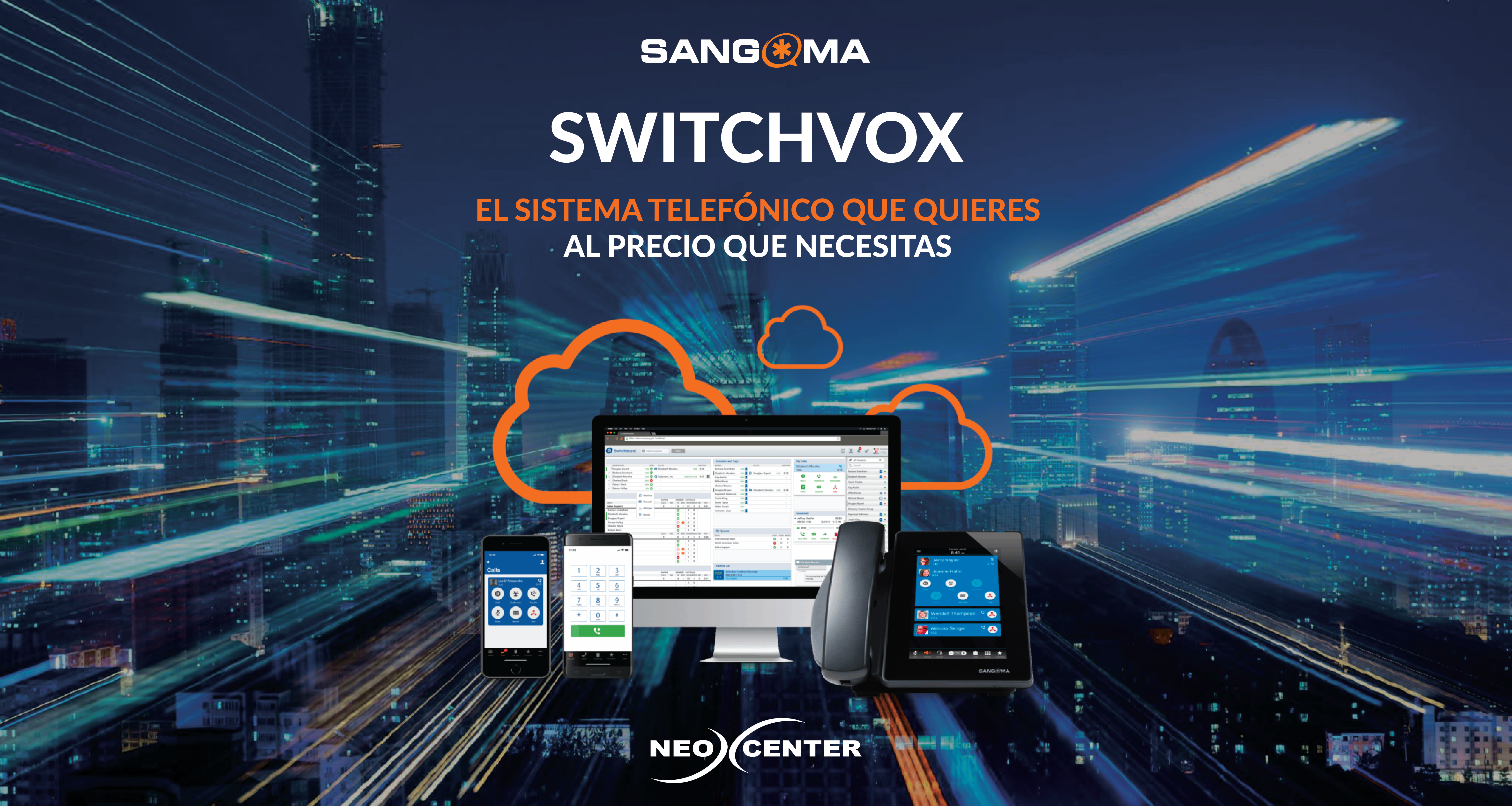 Sangoma Mexico Neocenter FreePBX Tarjetas SBC