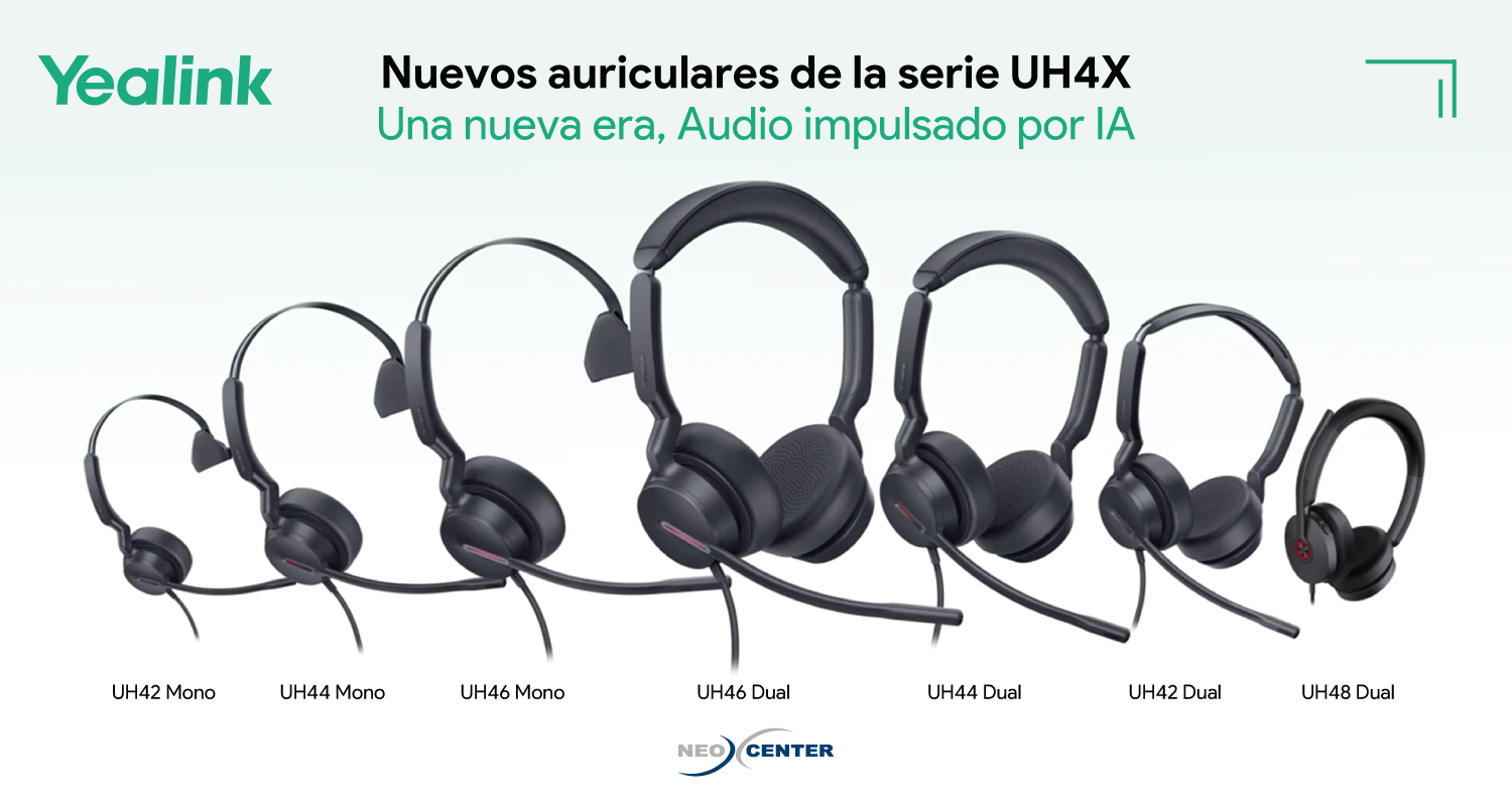 Yealink Headsets UH4 Mexico Neocenter